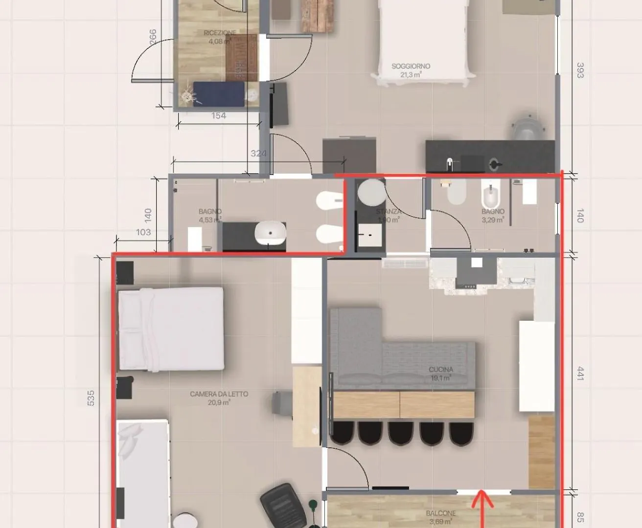 Typic Loft Beachfront Alghero Appartamento